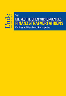 Cover - Die rechtlichen Wirkungen des Finanzstrafverfahrens